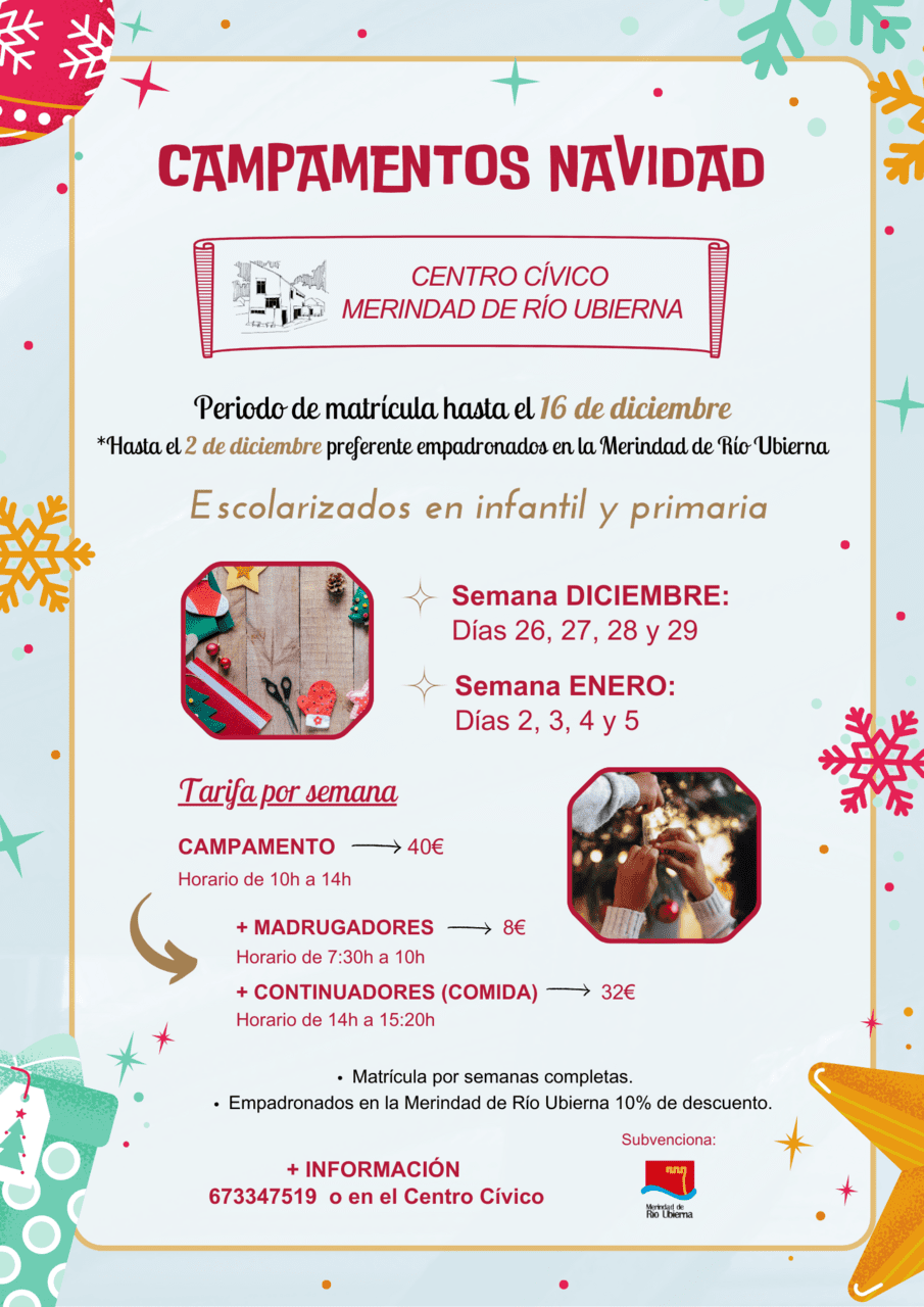 CAMPAMENTOS DE NAVIDAD 2023
